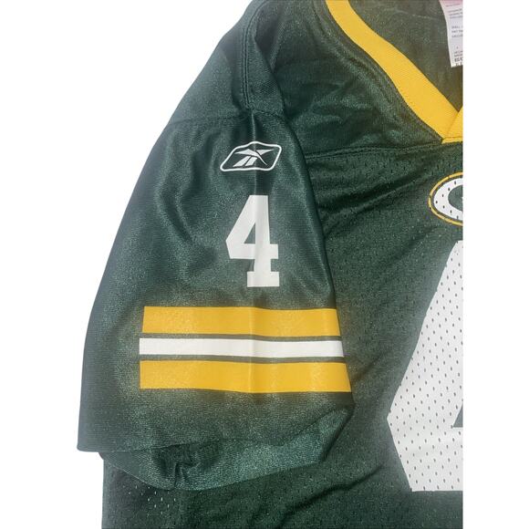Vintage Brett Favre #4 Green Bay Packers NFL Players Inc Jersey Youth Sz XL - Picture 7 of 10